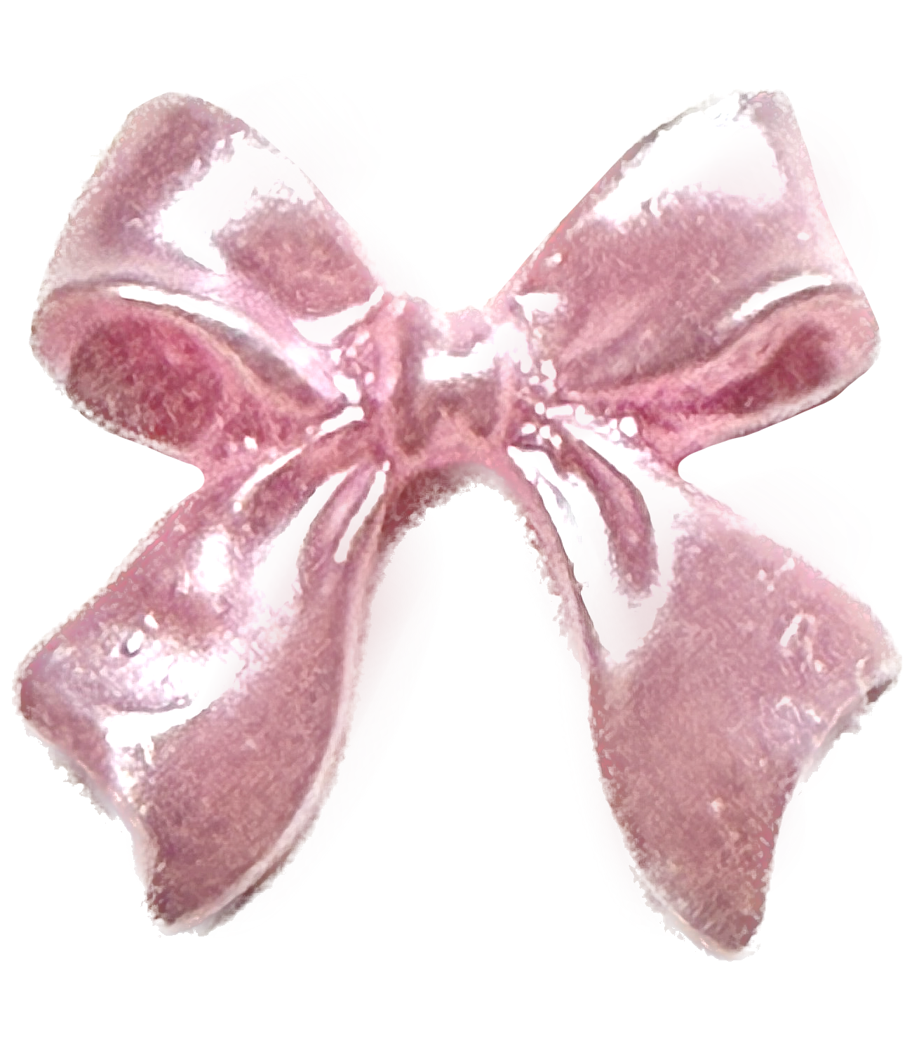 Pink Iridescent Bow Frame Charm