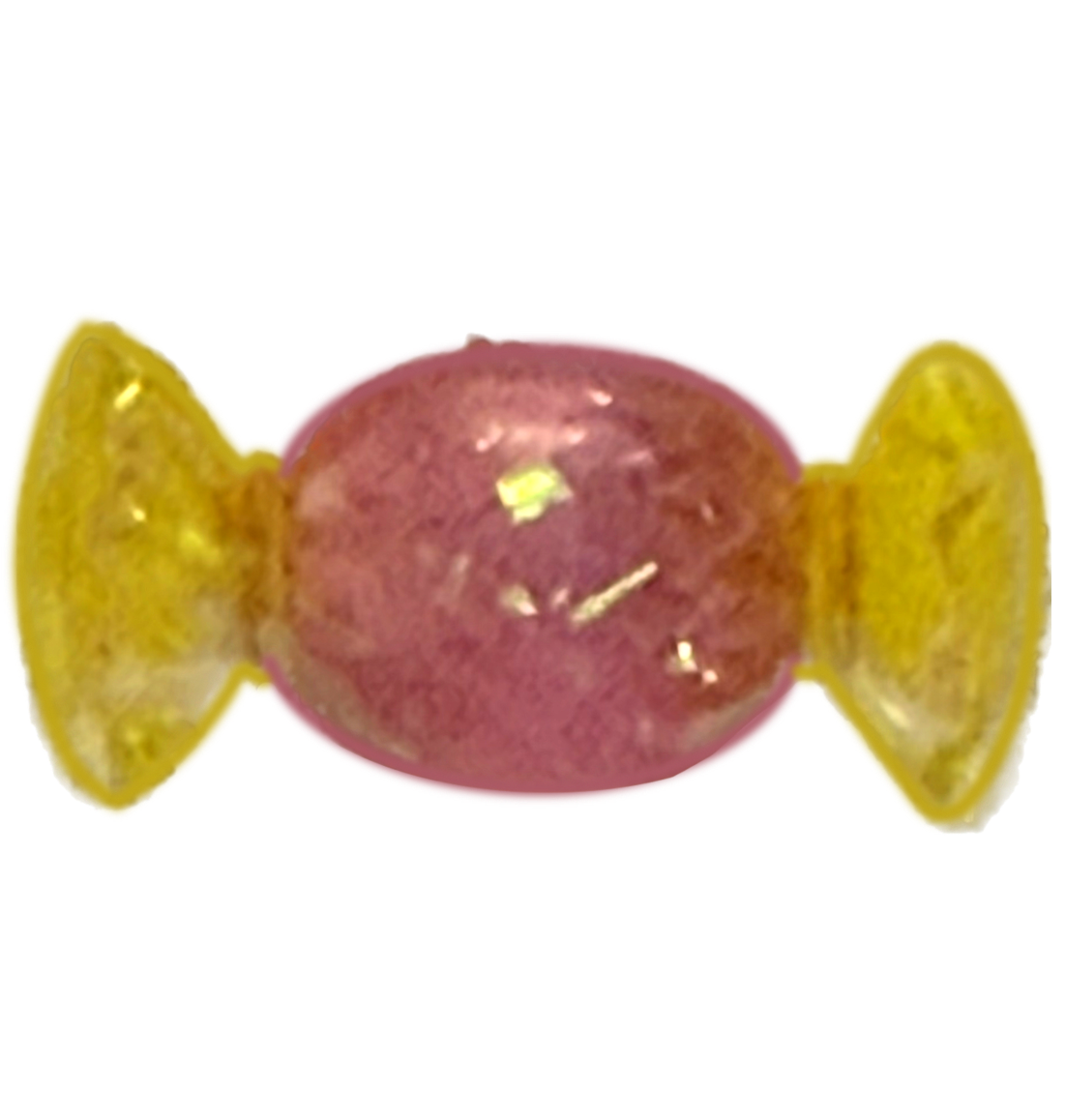 Clear candy 3 frame charm