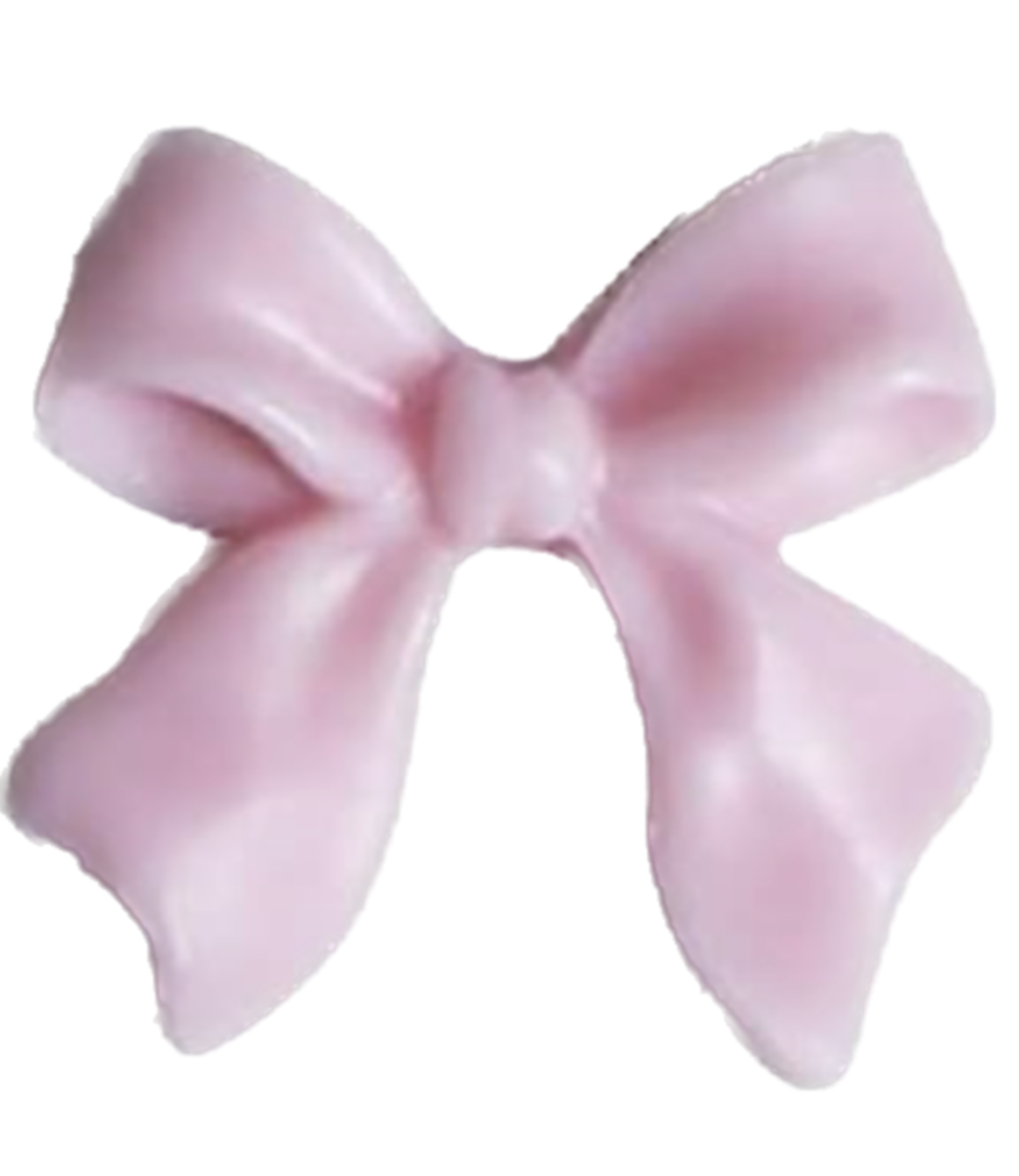 Pink bow frame charm