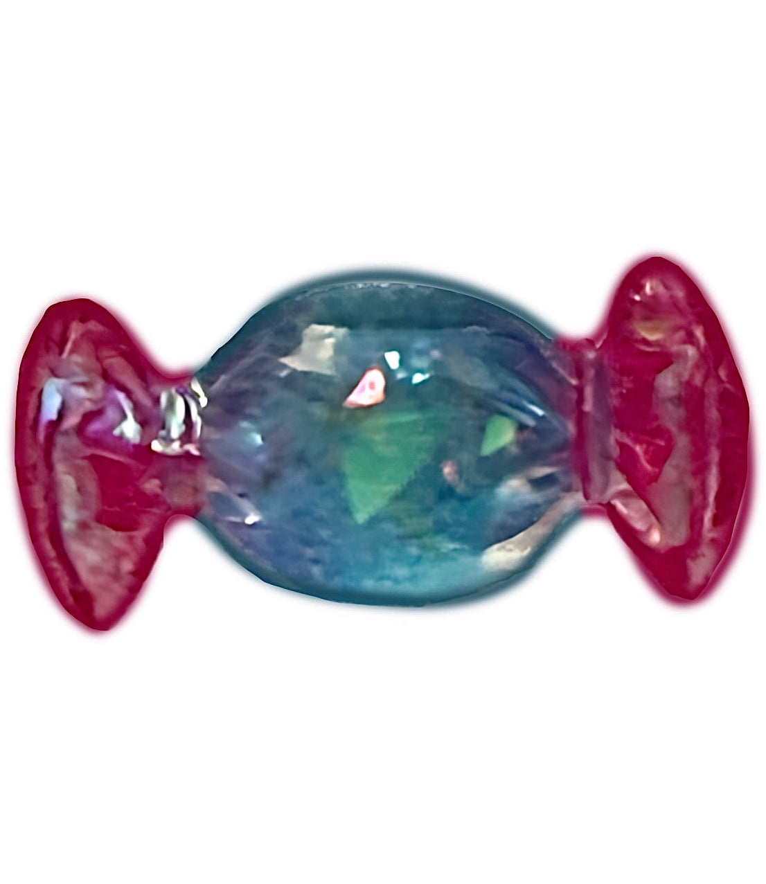 Clear candy 1 frame charm