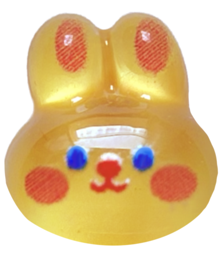 Yellow Bunny Frame Charm