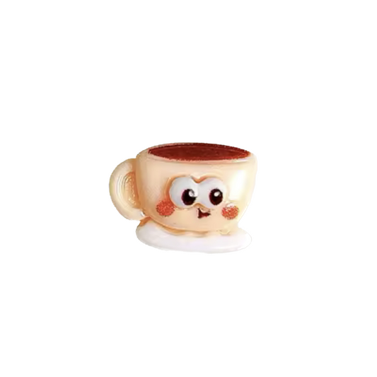 Cute coffee frame charm
