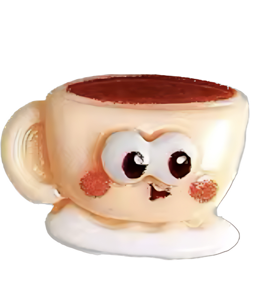 Cute coffee frame charm