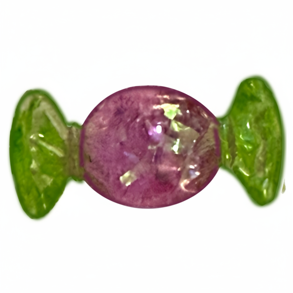 Clear candy 2 Frame Charm