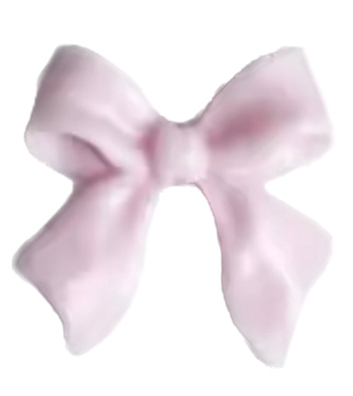 Tiny Pink bow frame charm