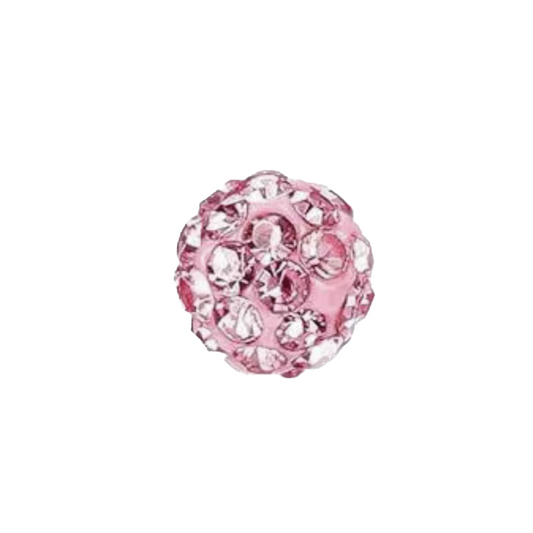 Pink ball frame Charm