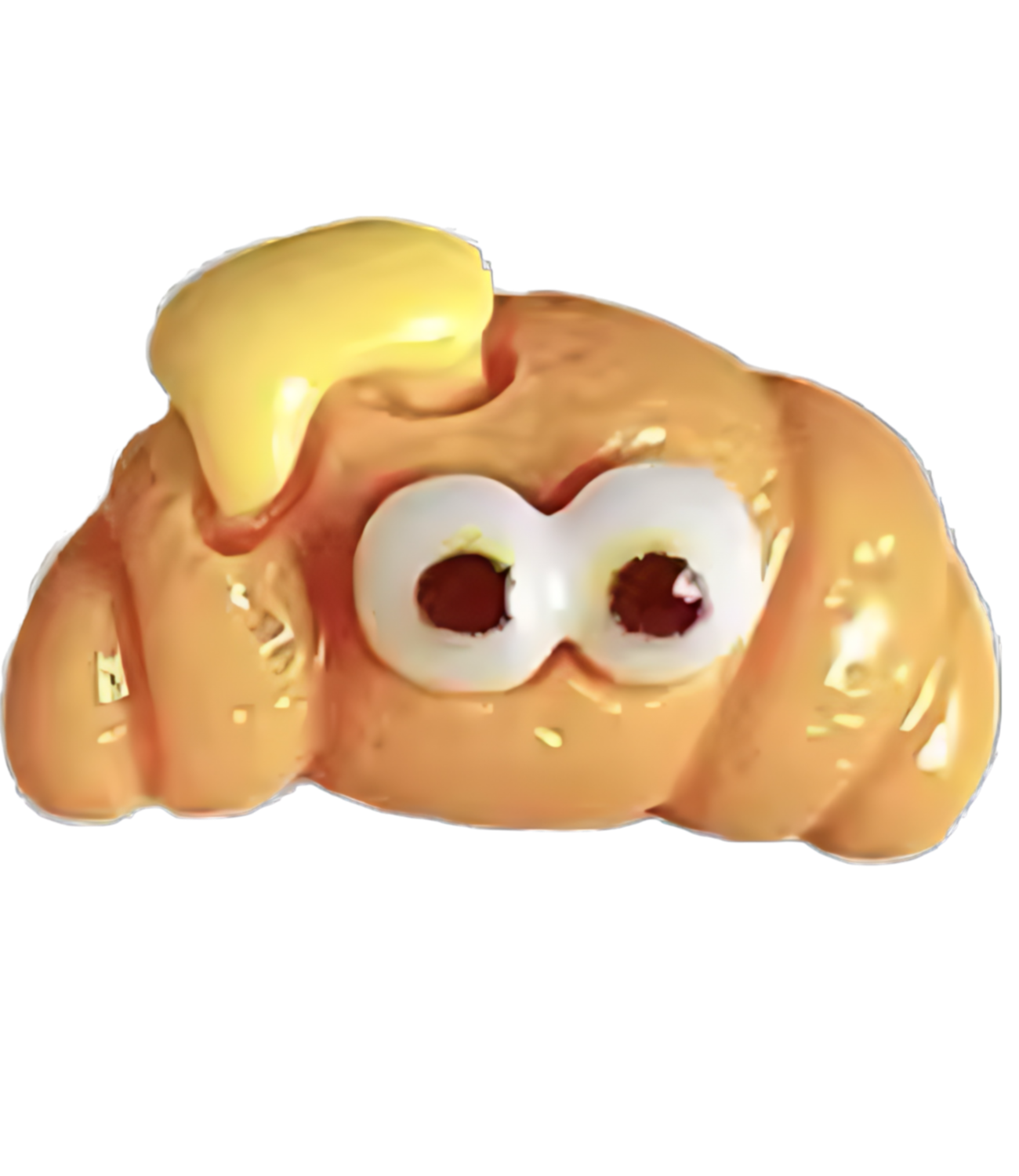 Croissant frame charm