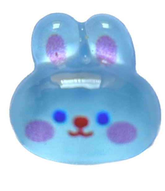 Blue Bunny Frame Charm