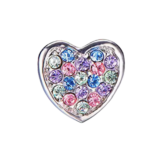 Colorful heart frame Charm