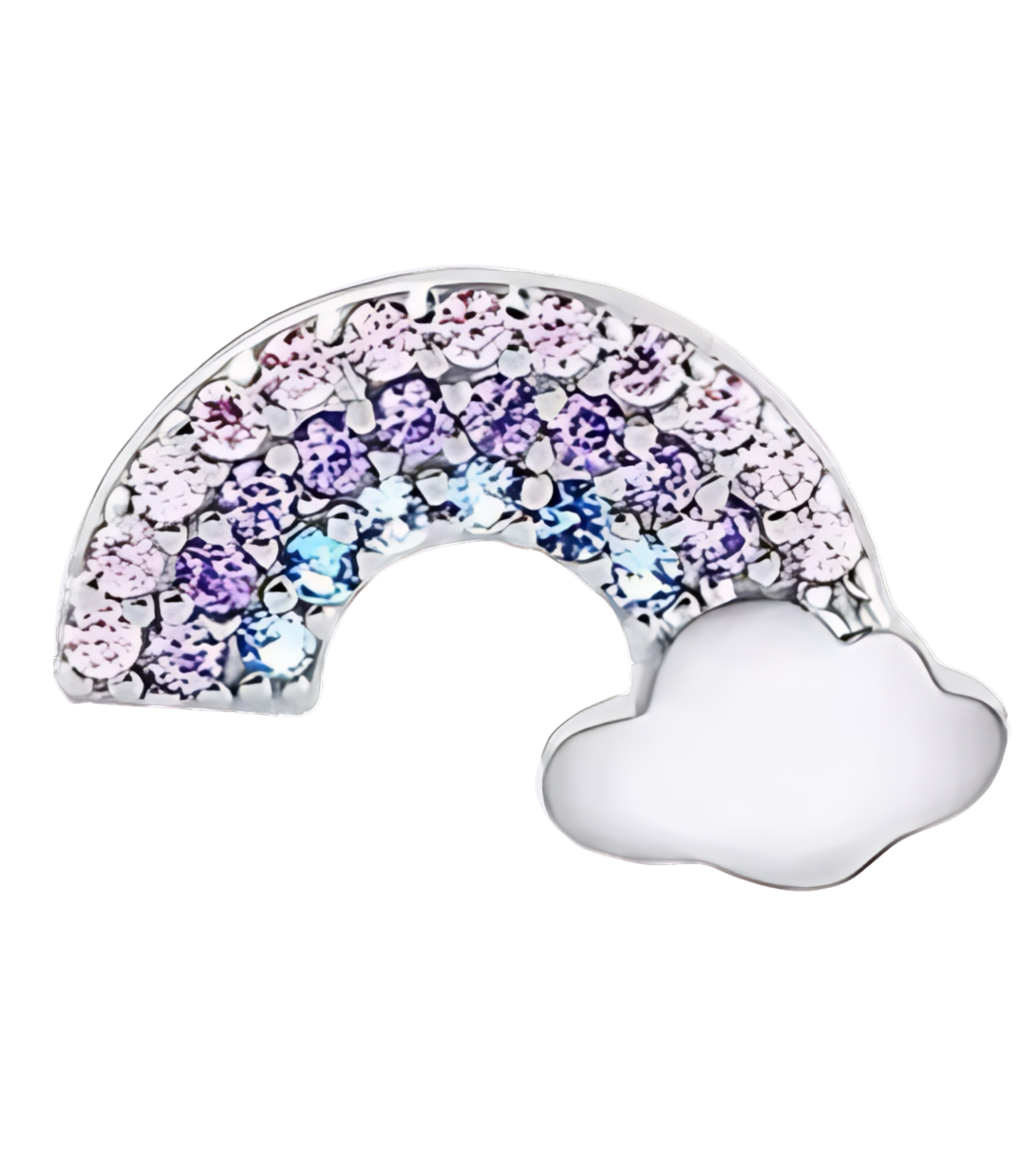 Rainbow crystal frame Charm