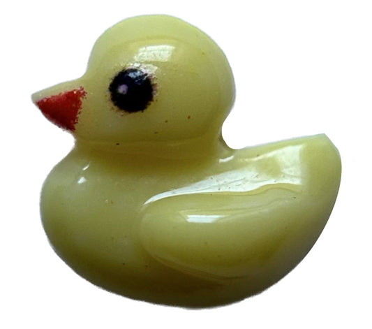 Yellow duck frame charm