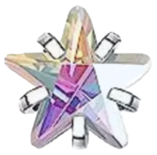 Star crystal frame charm