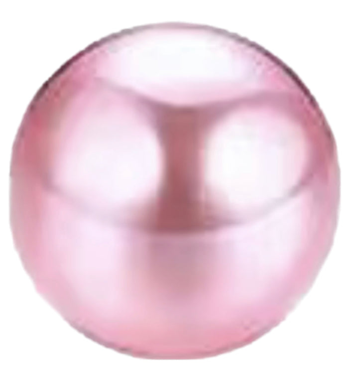 Mini pink Pearl ball frame charm