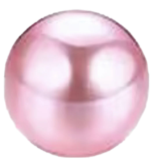 Mini pink Pearl ball frame charm